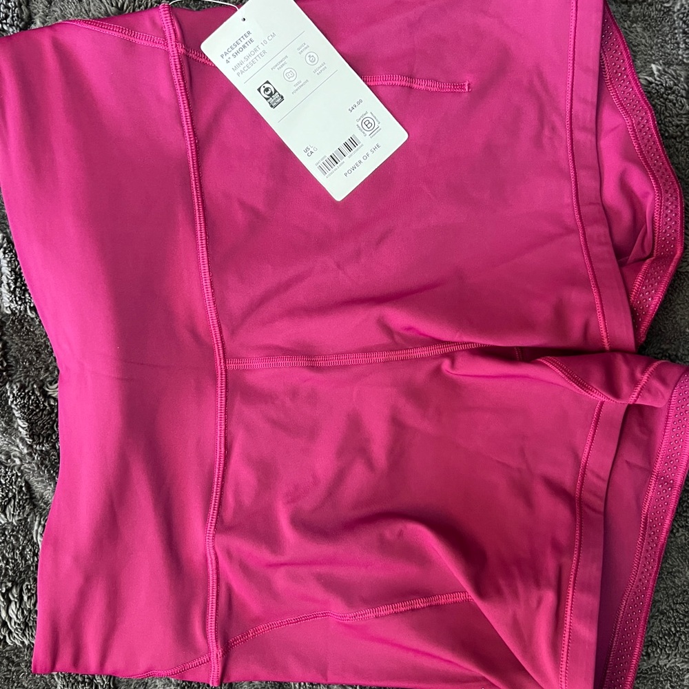 Athleta Women's Vibrant Pink Athletic Shorts